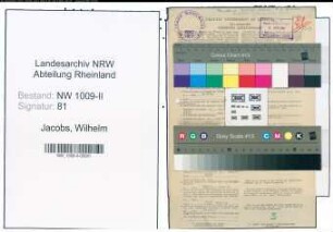 Entnazifizierung Wilhelm Jacobs , geb. 05.01.1884 (Kellner)