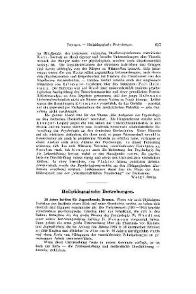 Heilpädagogische Bestrebungen
