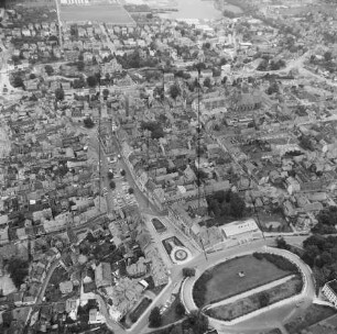 Altstadt mit Hauptmarkt von Gotha : Blickrichtung Norden