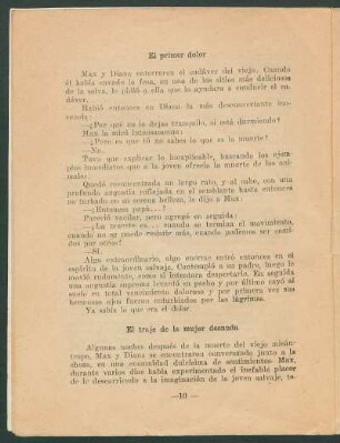 El primer dolor