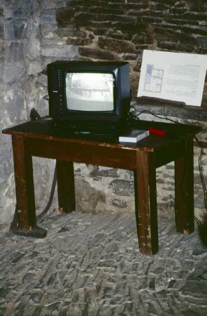 Filmpräsentation in einer Ausstellung
