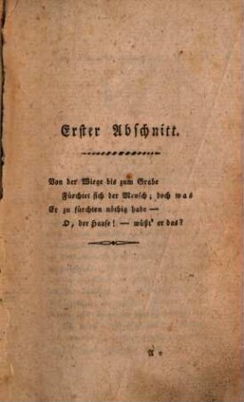 Der Polter-Abend : Ein Schnack