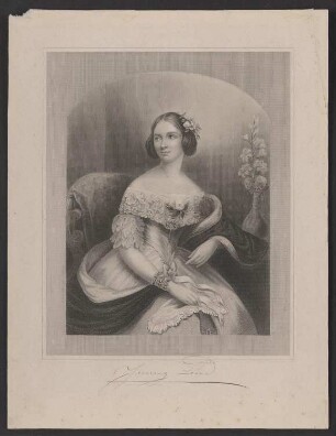 Porträt Jenny Lind, verheiratete Goldschmidt (1820-1887)
