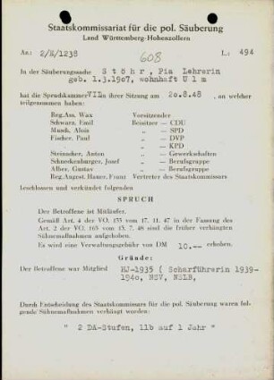 Stöhr, Pia