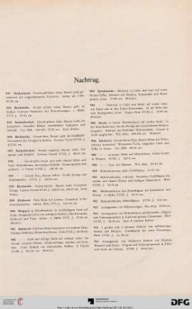 Nachtrag (Nr. 891-935)