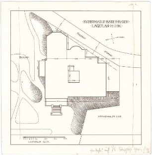 Billing, Hermann; Baden-Baden; Kunsthalle - Lageplan