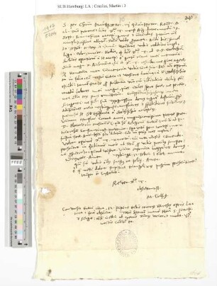 Brief an Polycarp Leyser