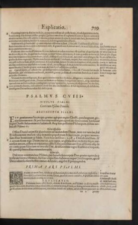 Psalmus CVIII.