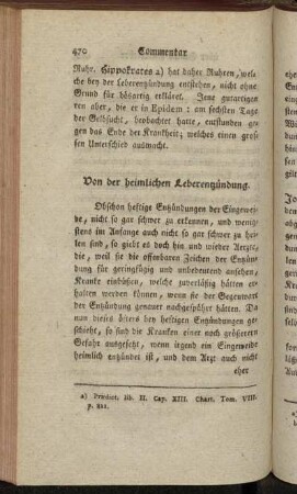 Von der heimlichen Leberentzündung.