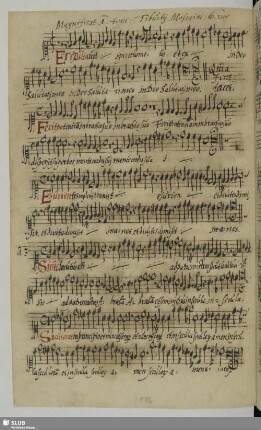 Massaino, Tiburzio: Magnificat in 1.Ton (dorisch)