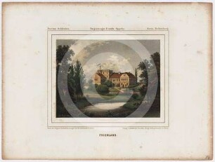 Ansicht von Schloss Friedland