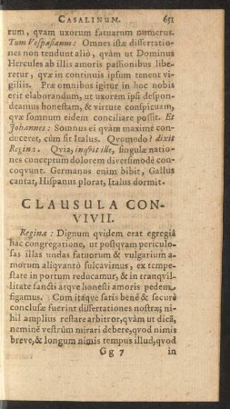 Clausula Convivii.
