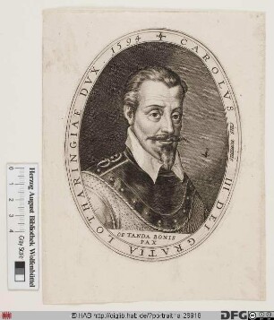 Bildnis Charles III. le Grand, Herzog von Lothringen (reg. 1545-1608)