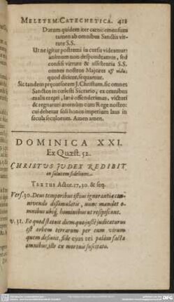 Dominica XXI. Ex. Quaest. 52.