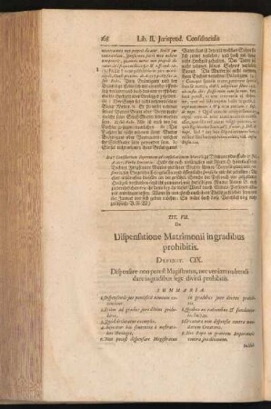 Tit. VII. De Dispensatione Matrimonii ingradibus prohibitis