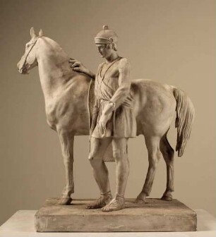 Römer mit Pferd