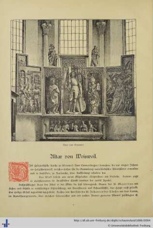 Altar von Weisweil.