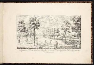 SpazierPlatz vor dem Lauffer Thor in Nürnberg der Judenbül genant. - Stadtpark, Nürnberg