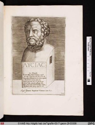 Porträtbüste des Lysias.