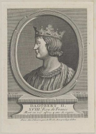 Bildnis des Dagobert II.
