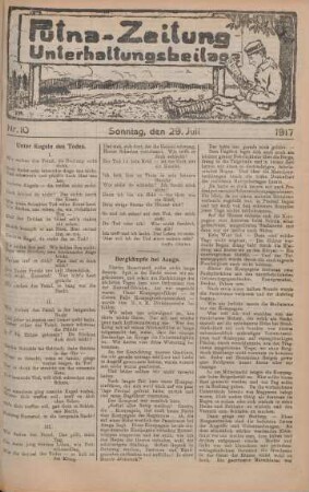 10.1917: Putna-Zeitung