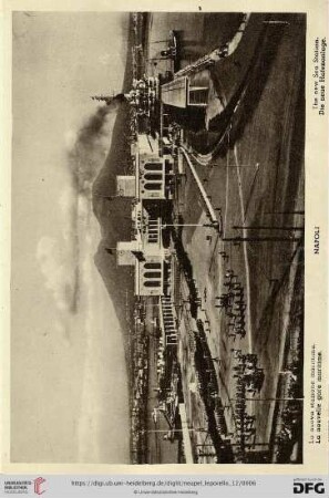 Napoli – La nuova stazione marittima. – La nouvelle gare maritime. – The new Sea Station. – Die neue Hafenanlage.