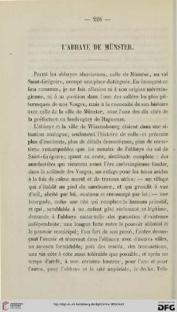 3: L' abbaye de Münster