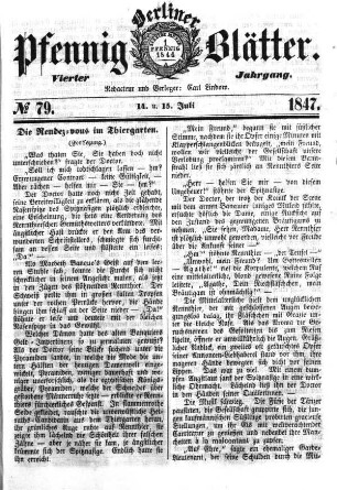 No. 79, 14. u. 15. Juli