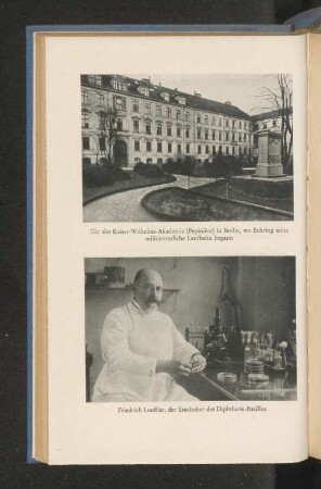 Die alte Kaiser-Wilhelm-Akademie (Pepiniere) in Berlin, wo Behring seine militärärztliche Laufbahn begann