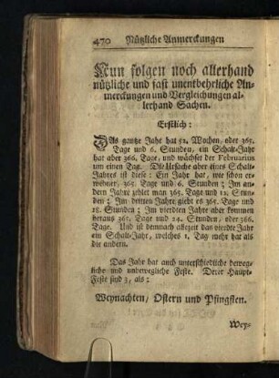 Nuetzliche Anmerkungen [Zur Rechen-Kunst]