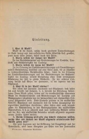 Katechismus der Musik : (allgemeine Musiklehre)