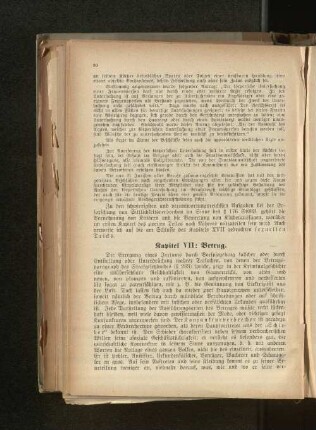 Kapitel VII: Betrug.