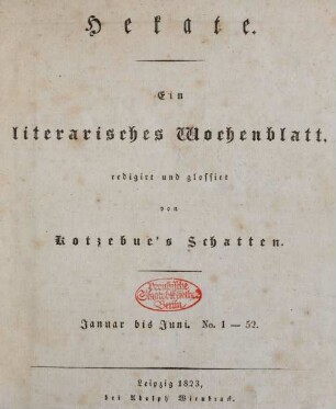 1823: Hekate