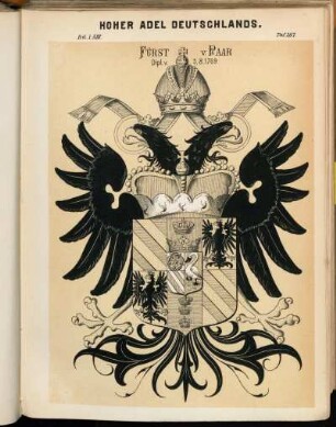 Taf. 267. Fürst v. Paar Dipl. v. 5.8.1769