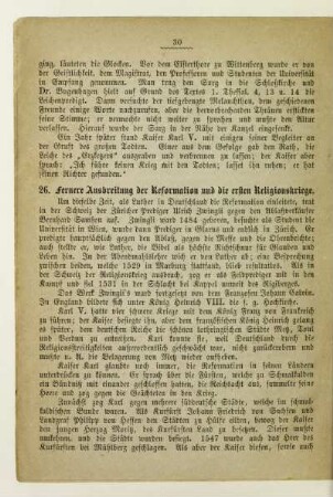 26. Fernere Ausbreitung der Reformation und die ersten Religionskriege
