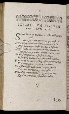 Inscriptum Eiusdem Amicorum Albo.