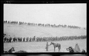 Infanterie-Kolonne in der Sinai-Wüste (Ägypten)