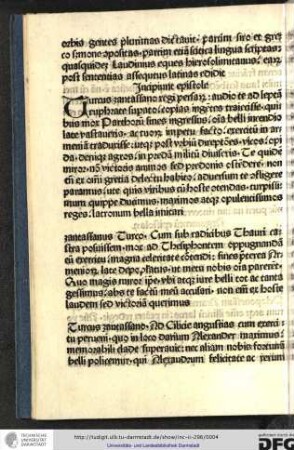 Incipiunt epistole.