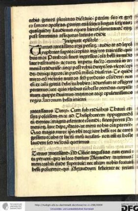 Incipiunt epistole.