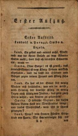 Die Schirmherren von Neapel : Ein Schauspiel in 5 Aufzügen