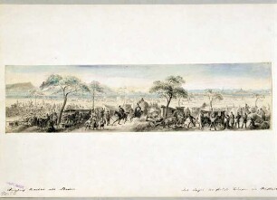 Lager der Preußischen Truppen von Rastatt 1849