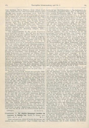 163-166 [Rezension] Friedländer, M., Die religiösen Bewegungen innerhalb des Judentums im Zeitalter Jesu