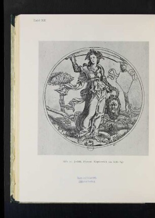 Abb. 21. Judith, Florent. Kupferstich (zu Seite 84).