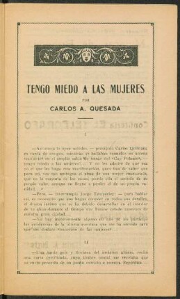 Tengo miedo a las mujeres