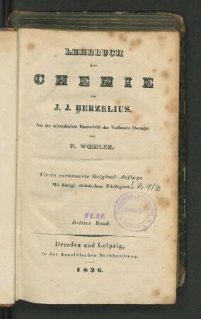 Bd. 3: Lehrbuch der Chemie