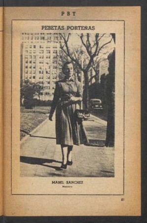 Mabel Sánchez, maestra - [Fotografía] : Pebetas porteñas