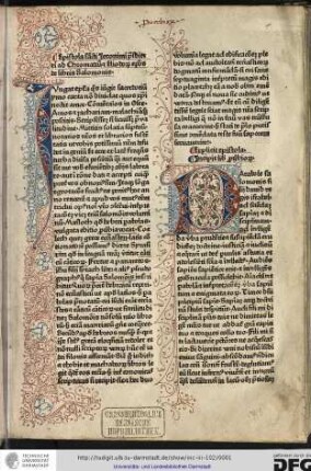Epistola sancti Jeronimi presbiteri ad Chromatium et Eliodorum episcopos de libris Salomonis.