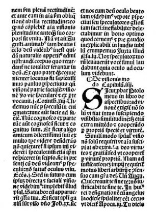 De visionis modo Capitulū. IIII.