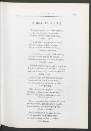 La fiesta en la aldea