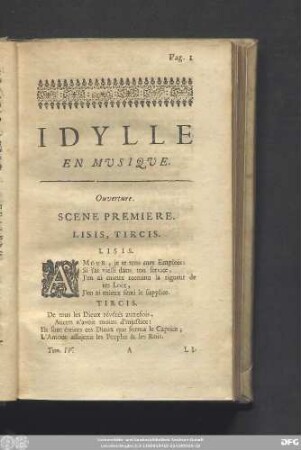 Idylle En Musique.